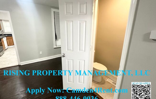 Newly Renovated semi-detached twin 3 bedroom 1 and a half bathroom home in the Parkside section of Camden. Original Wood floors & Large bedrooms make this home a perfect option.