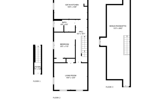 1 bed, 1 bath, 984 sqft, $1,245, Unit 3100 3rd St Unit 2