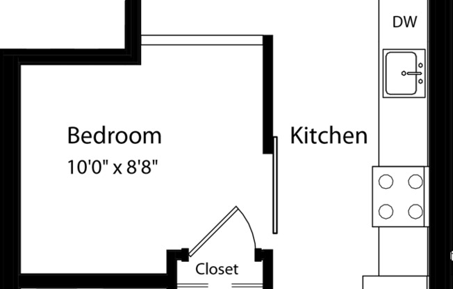 1 bed, 1 bath, 529 sqft, $2,203, Unit 209