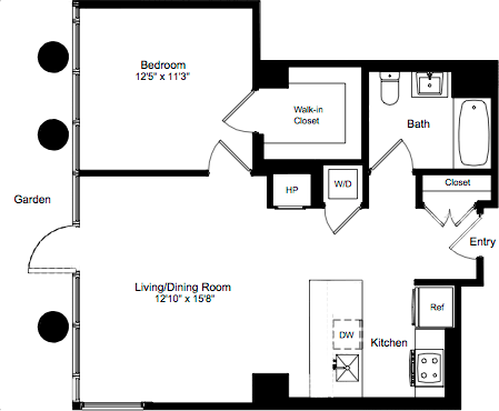 1 bed, 1 bath, 725 sqft, $5,822, Unit 02M