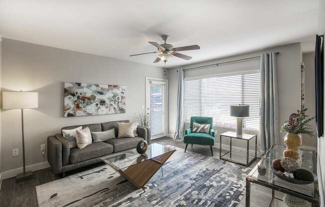 Bright Living Room at Sonoran Apartment Homes, Arizona