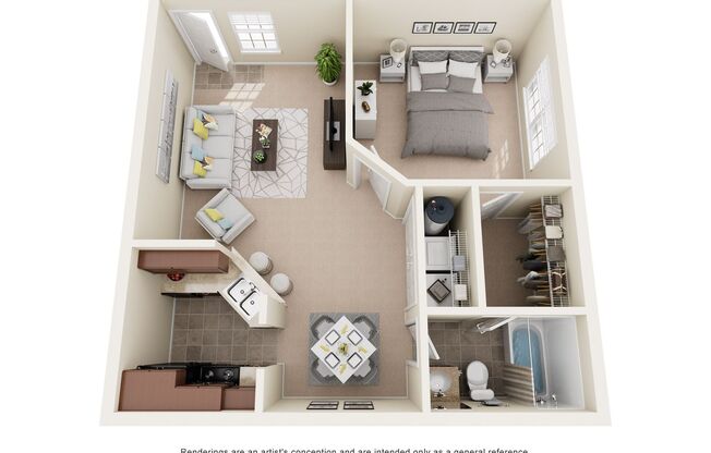 1 bed, 1 bath, 780 sqft, $1,075, Unit 534LS