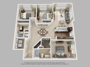 3 beds, 2 baths, 1,396 sqft, $2,480