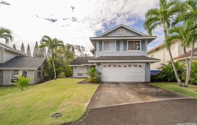 FULLY FURNISHED 4BR/2.5BA/2-CAR GARAGE/GOLF COURSE LOCATION IN WAIKELE