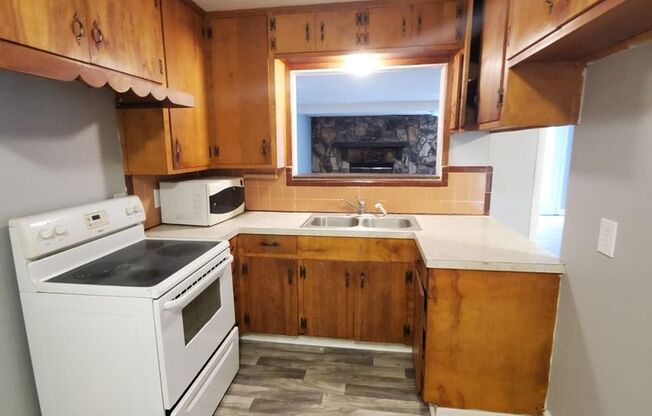 Completely renovated home, with fireplace and more!!