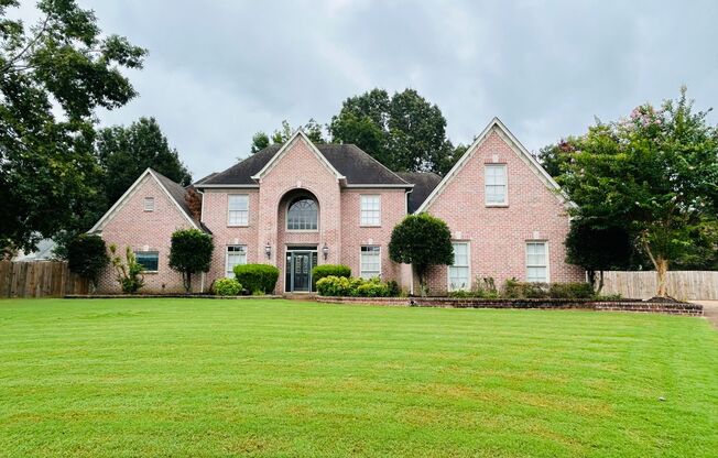 Beautiful Collierville home tucked away in a Cove! Offering over 4000 sq ft! 4brs with 2 bonus rooms and 4.5 bathrooms. Fully fenced in back yard. Pets welcome, fees apply.