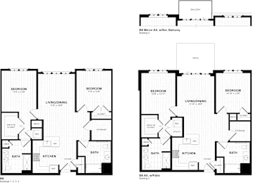 2 beds, 2 baths, 1,148 sqft, $2,720