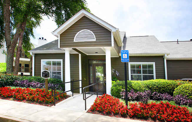 Exterior with accessible entrance
