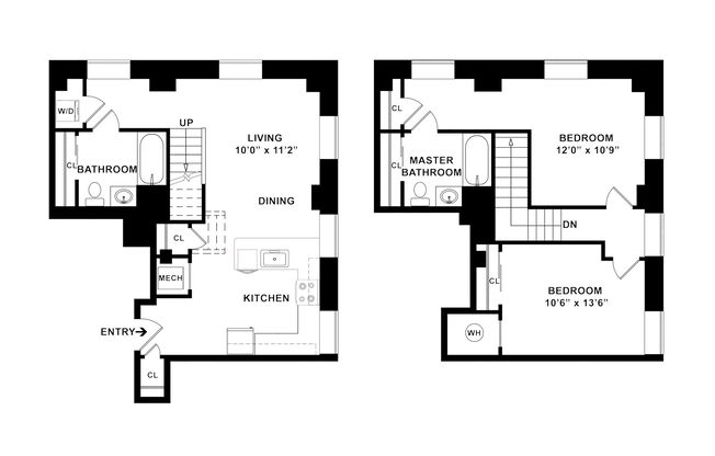 2 beds, 2 baths, 923 sqft, $3,345, Unit H-820
