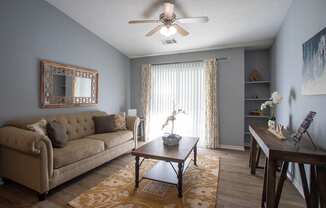 Living Room at Centennial Crossing Apartments