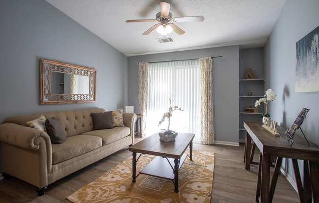 Living Room at Centennial Crossing Apartments