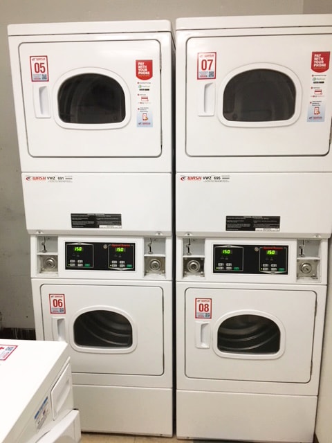 Apartments by USC laundry machines