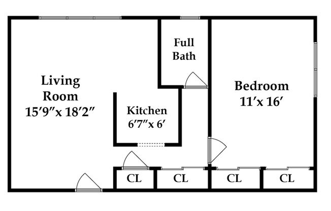 1 bed, 1 bath, 700 sqft, $1,950, Unit B7