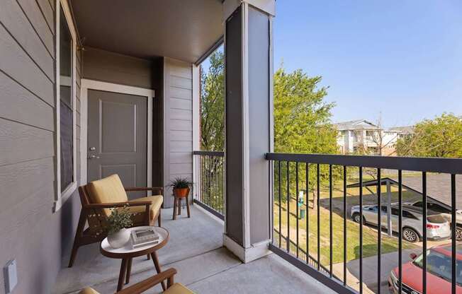 Private Balcony at Platinum Castle Hills, Texas, 75056