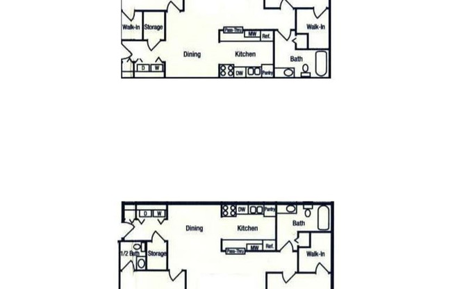 2 beds, 1.5 baths, 1,050 sqft, $1,245, Unit 1557-13