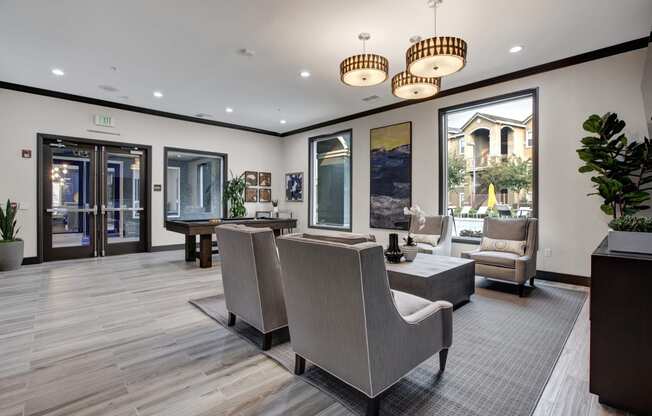 Elegant Community Club House | Sacramento 2 Bedroom Apartments | Broadleaf Apartments