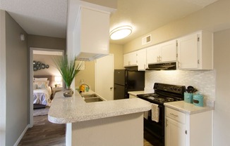 Kitchen at River Oaks Apartments in Tucson, AZ