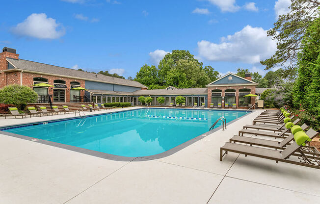 Resort-style swimming pool
