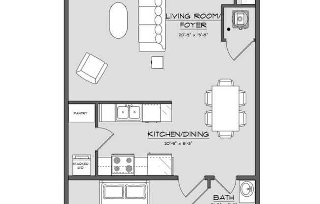 Lower-Level Galaxie Farm Apartment
