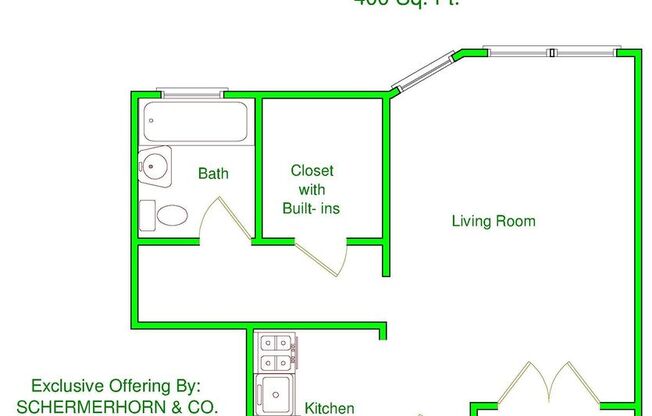 Studio, 1 bath, $1,060, Unit 003C
