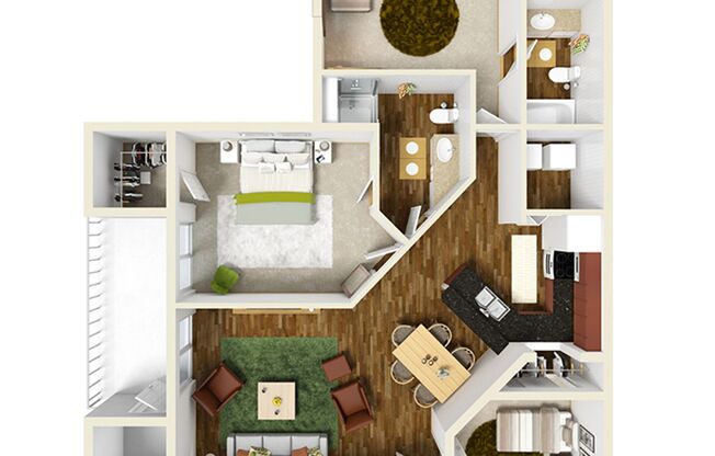 3 beds, 2 baths, 1,150 sqft, $1,950, Unit 792-214