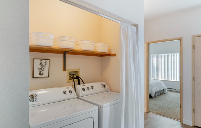 Washer and Dryer Included