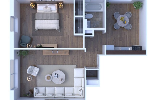 1 bed, 1 bath, 780 sqft, $1,430