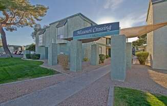 main entrance at Missouri Crossing, Phoenix, AZ, 85015