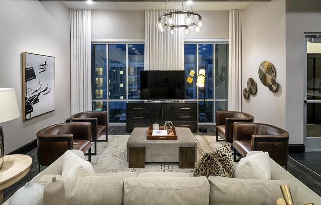 Resident Lounge at Parc West Apartments, Draper, UT, 84020