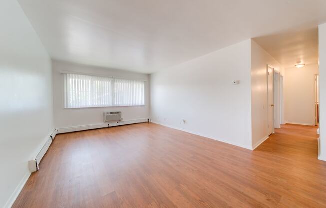 Unfurnished Living Room at The Maples, Racine, WI