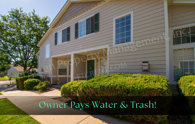 Corner Unit Townhome in Fort Collins!