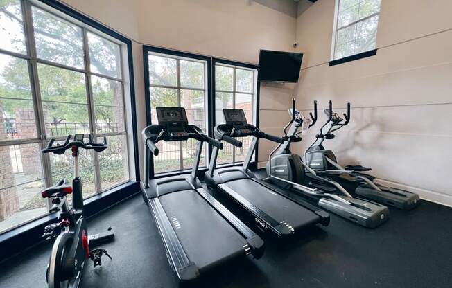 Machines In Gym at The Jax Apartments, San Antonio, Texas