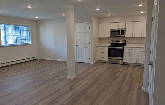 Upgraded 1 Bedroom Living Room and Kitchen