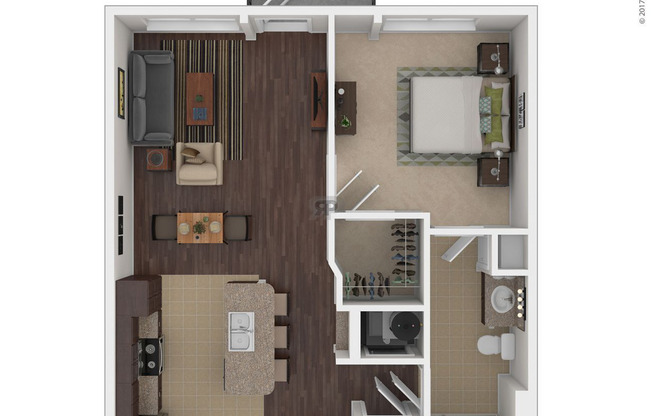 1 bed, 1 bath, 700 sqft, $1,614