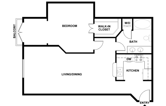 1 bed, 1 bath, 841 sqft, $1,137