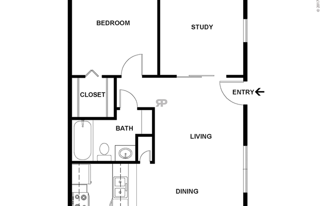 1 bed, 1 bath, 900 sqft, $1,060