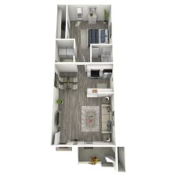 1 bed, 1 bath, 456 sqft, $936