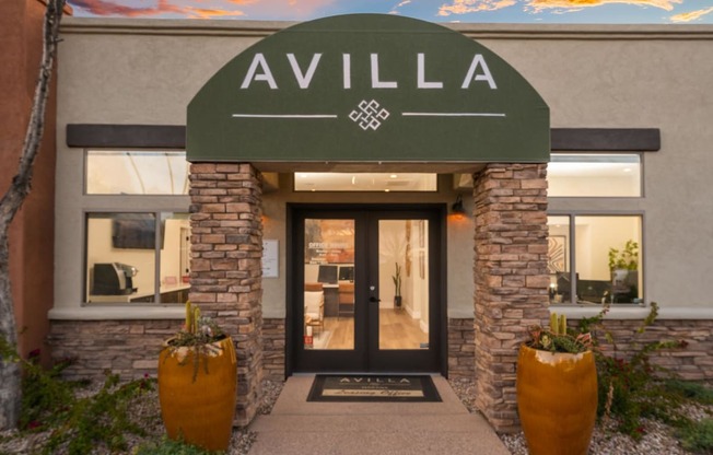 Community Signage at Avilla Marana Apartment Homes in Tucson Arizona