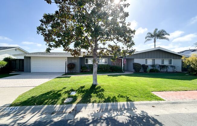 Custom ranch-style home in one of the most sought-after Old-Carlsbad neighborhoods!!