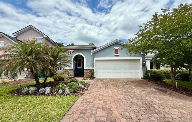Fully-Fenced Nocatee 3-Bed + Office | 2-Bath Home in Greenleaf Lakes