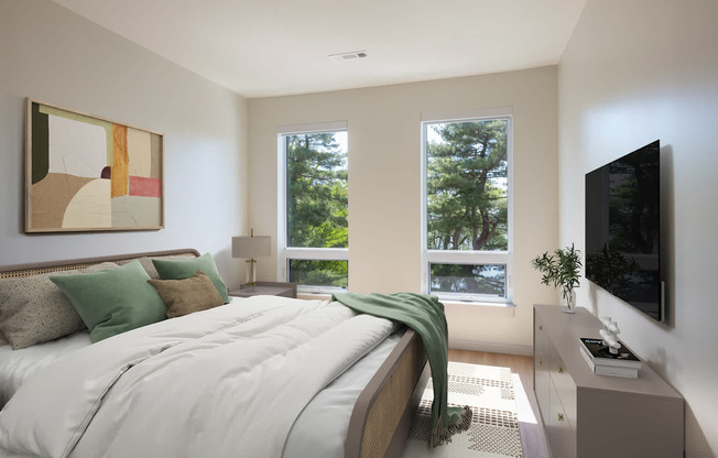 Bedroom with Hard Surface Flooring