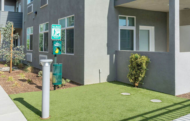 a sign in front of an apartment building at Loma Villas Apartments, California