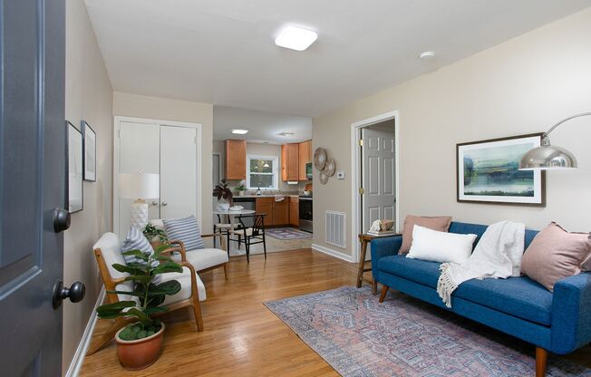 Spacious 1 Bedroom Duplex close to UNC Campus - Updated, Pet Friendly, Private Wooded Lot!