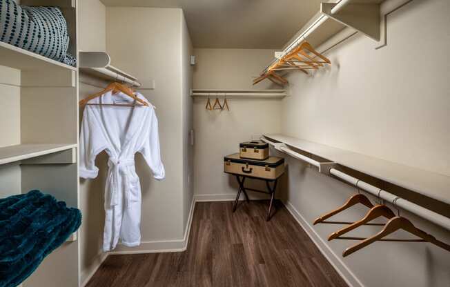 Walk-in Closet at Trio Apartments in Pasadena, CA