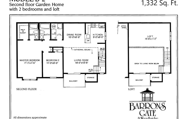 2 beds, 2 baths, 1,092 sqft, $2,850, Unit 1305