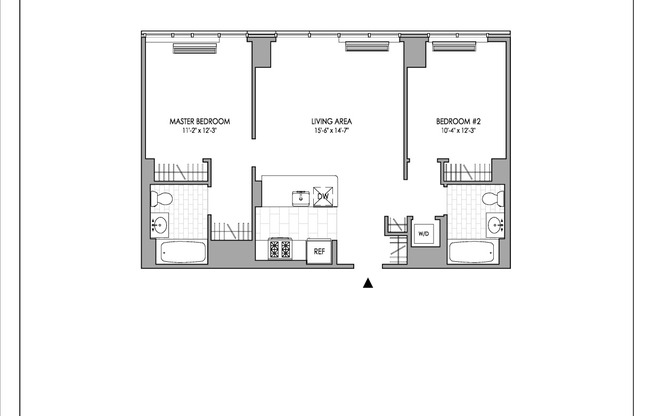 2 beds, 2 baths, $6,087, Unit 2818