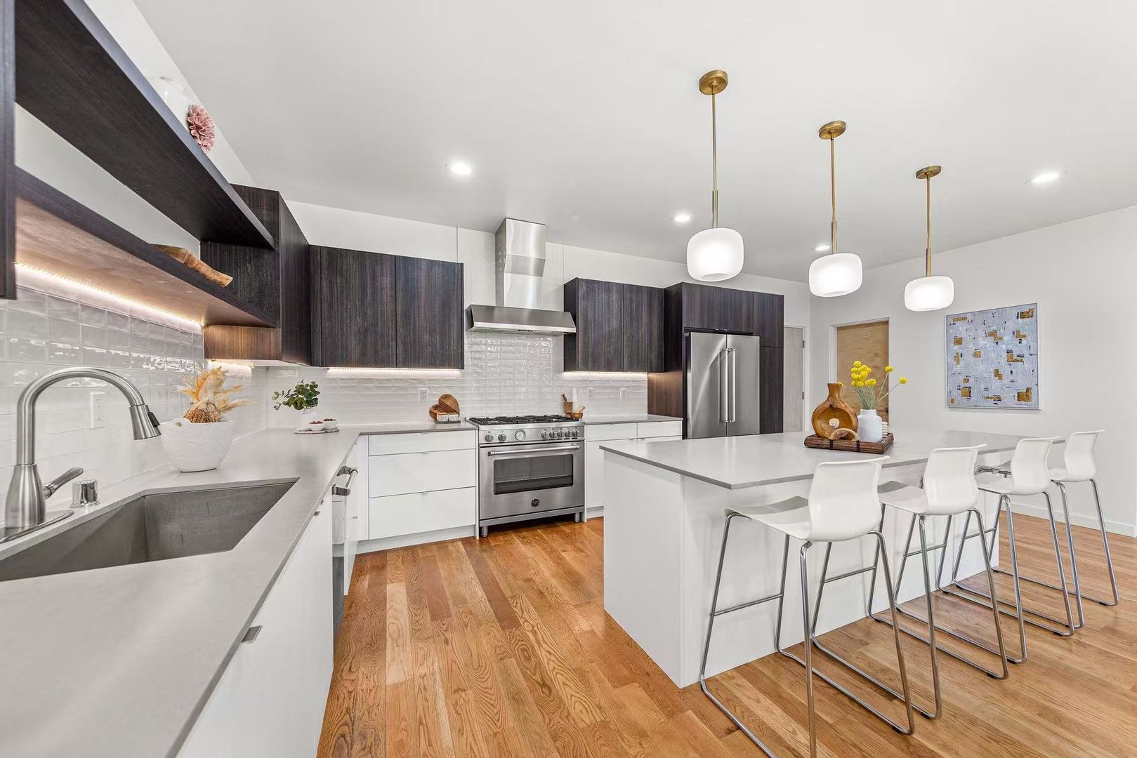 Modern Green Lake Home with Rooftop Deck, Views & AC
