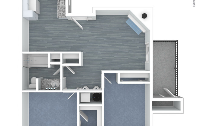 2 beds, 1 bath, 816 sqft, $1,895