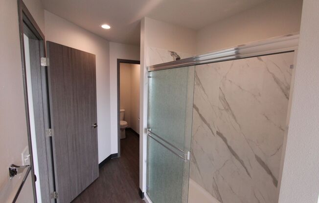 Modern design 3-bed, 2.5 bath duplex available.