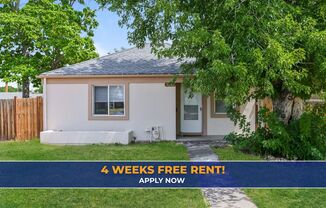 4 WEEKS FREE RENT PLUS FREE 55" TV IF MOVED IN BY 10/31!! Charming Bungalow for Rent in Prime Denver Location!